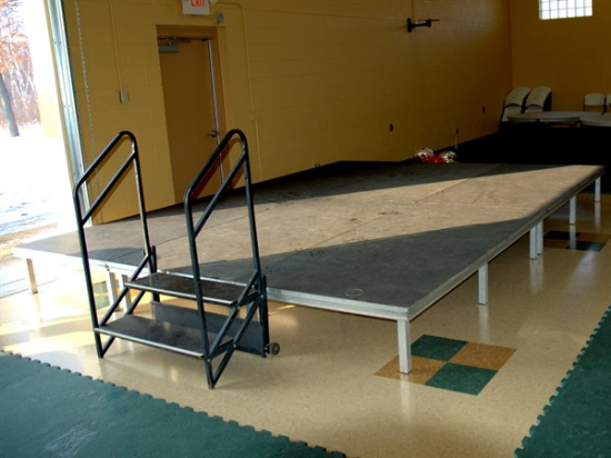 Picture of STAGING - 4X8 FT SECTIONS - W/STEPS