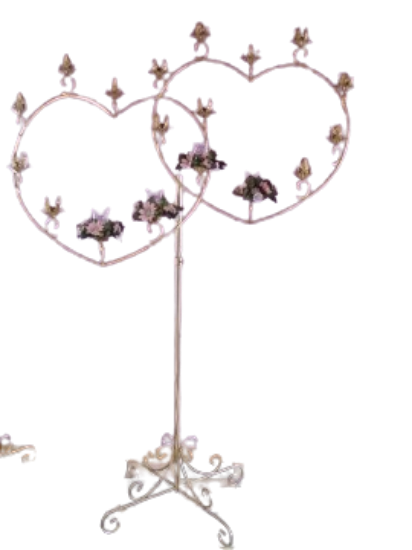 Picture of CANDELABRA - DOUBLE HEART
